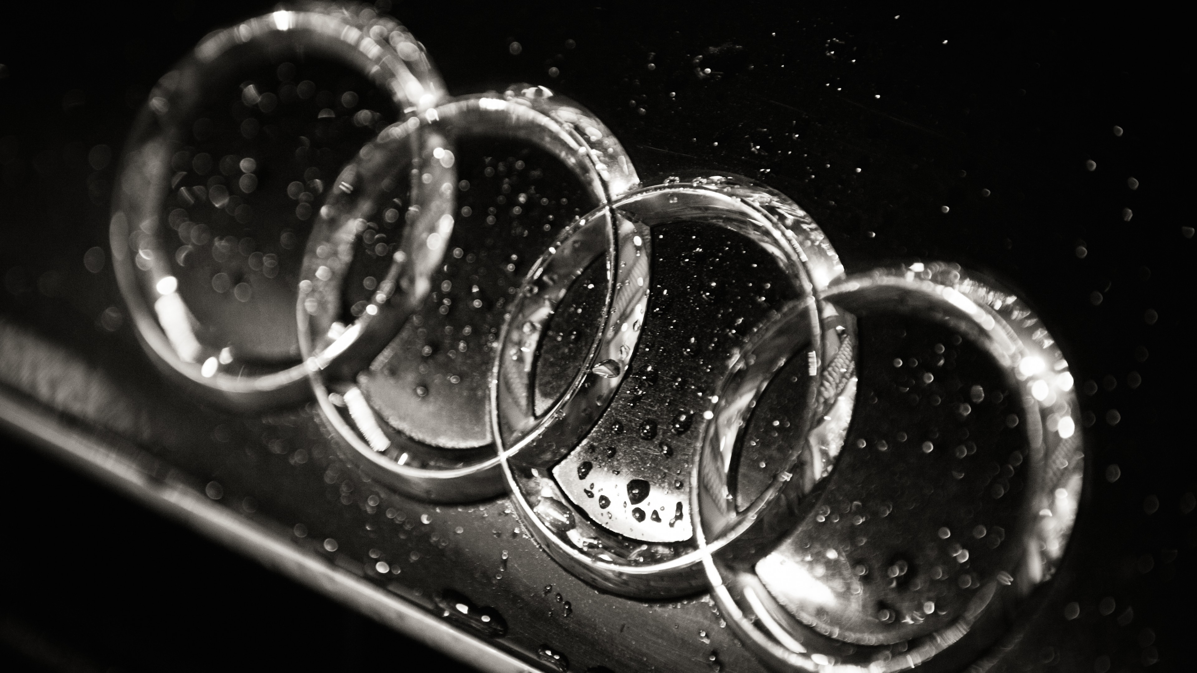 Cars New Audi Logo Wallpaper 4k