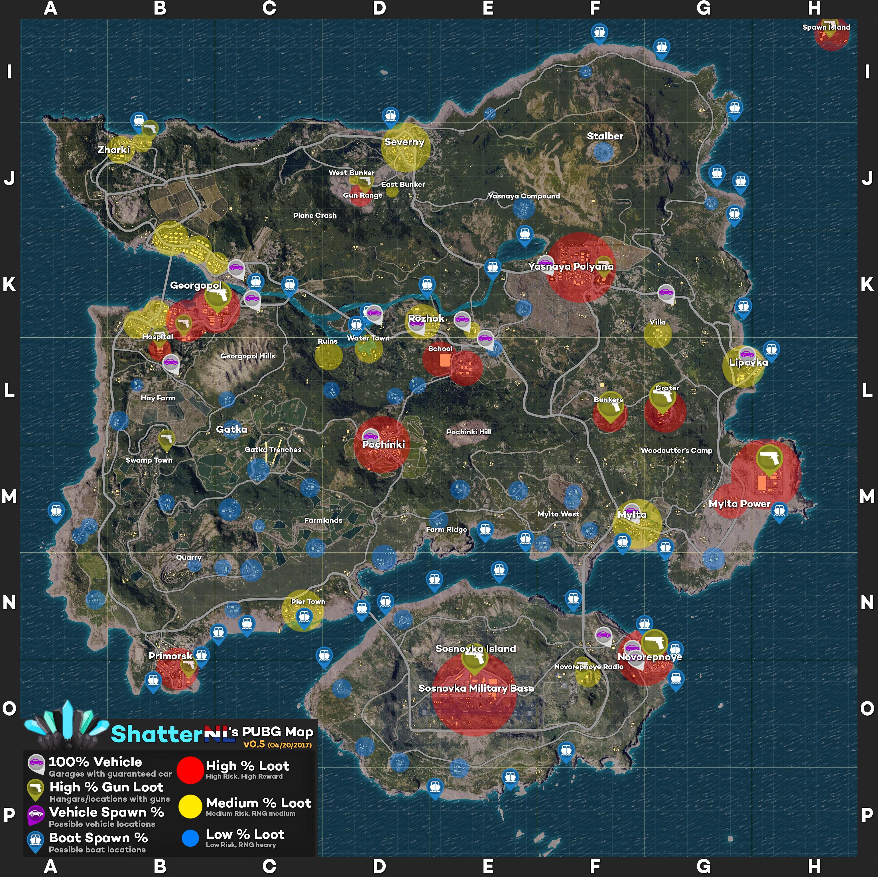 PLAYERUNKNOWNS BATTLEGROUNDS Maps Loot Maps Pictures Images